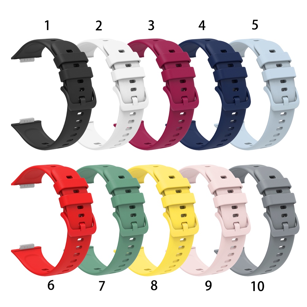 Dây Đeo Silicone Cho Đồng Hồ Thông Minh Huawei Watch Fit 2