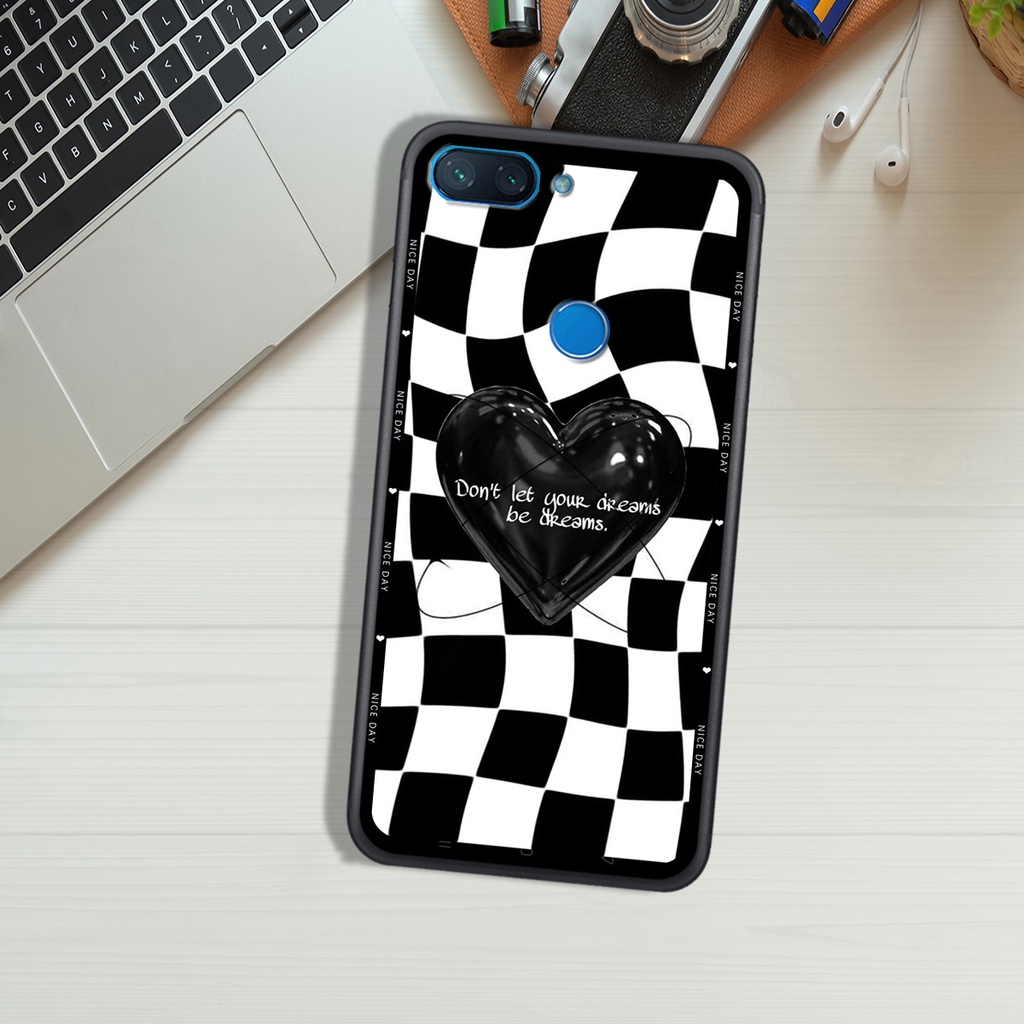 Ốp Lưng XIAOMI MI 5X - MI A1 - MI 8 LITE - MI 8 - MI 8 SE , In Hình &quot;Black Heart&quot; Phong Cách Đẹp.