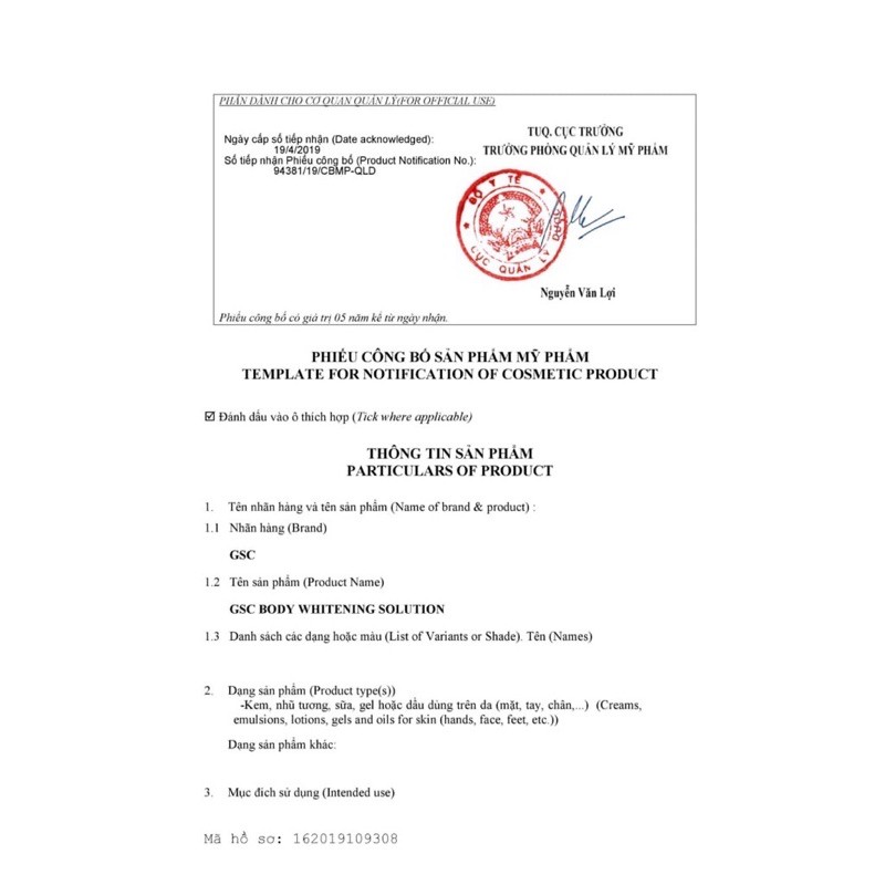 Kem ủ trắng da thảo mộc GSC | BigBuy360 - bigbuy360.vn