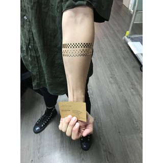 Hình xăm dán ánh kim (tattoo gold) cao cấp 15x21cm