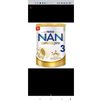 Sữa bột NAN Supreme 3 800g hsd 23/11/2024