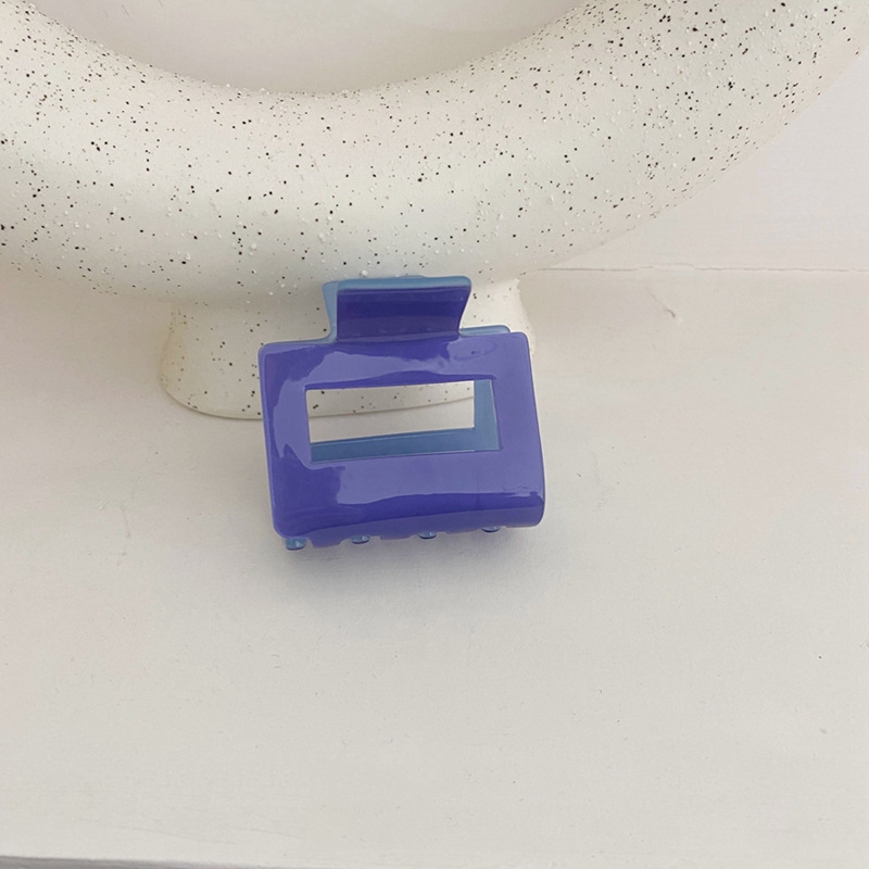 Kẹp tóc acrylic kiểu dáng hình chữ nhật thời trang phong cách vintage
