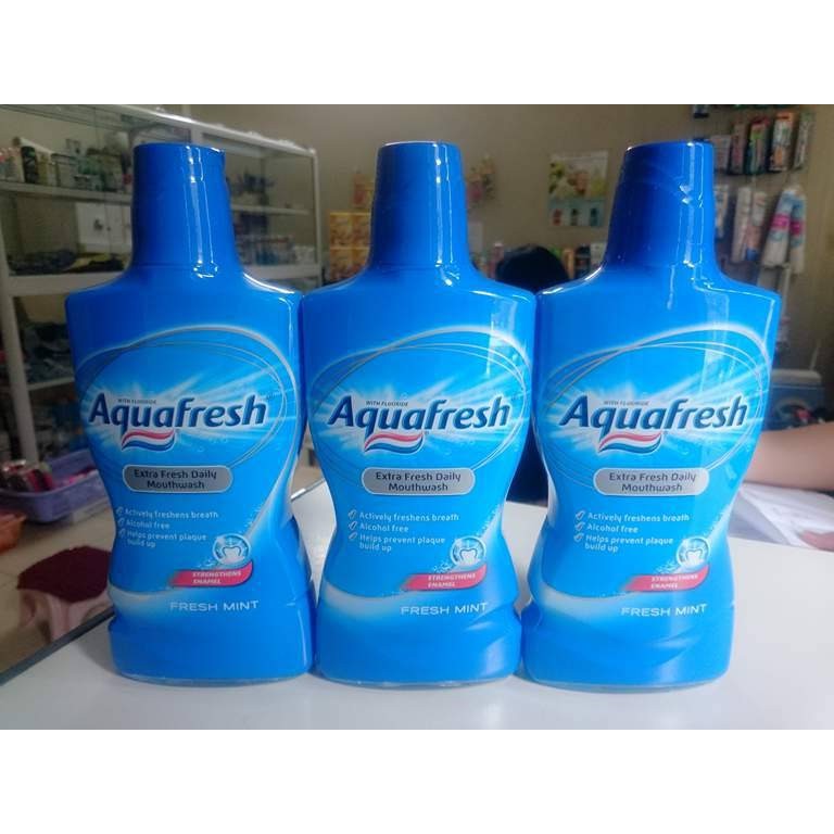 Nước súc miệng Aquafresh 500ml của Anh