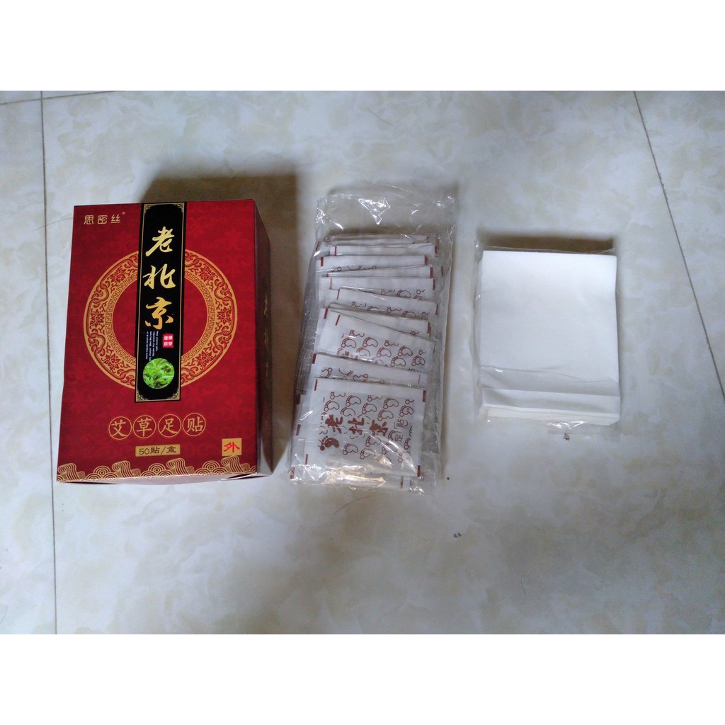 Một Hộp 50 Miếng Dán Chân Ngải Cứu Thải Độc, VẬT TƯ-THIẾT BỊ Y TẾ TỊNH THANH | BigBuy360 - bigbuy360.vn