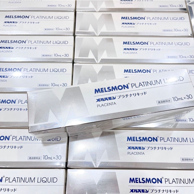 Nước uống tế bào gốc nhau thai ngựa Melsmon Platinum Liquid - Nhật Bản