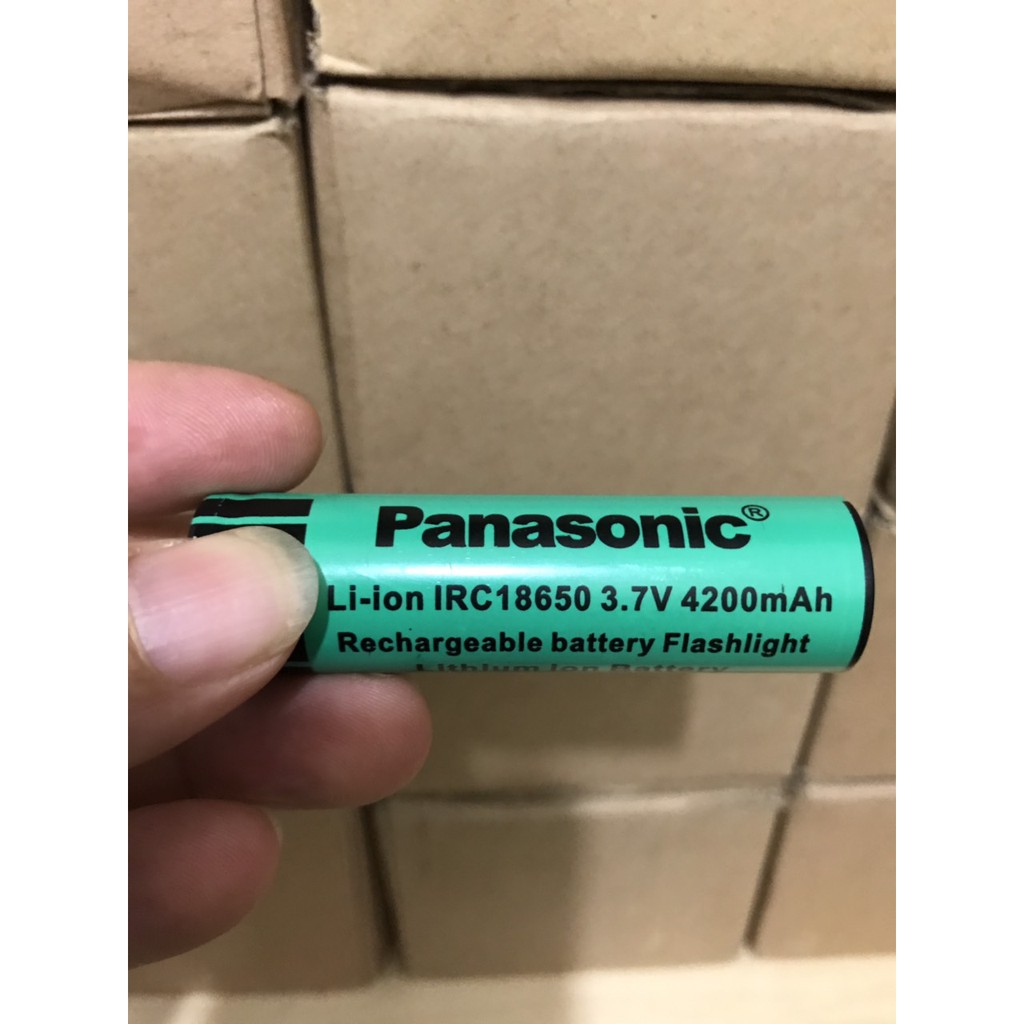 Pin Sạc Panasonic IRC 18650 - 4200maH (GIÁ CHO 1 VIÊN)