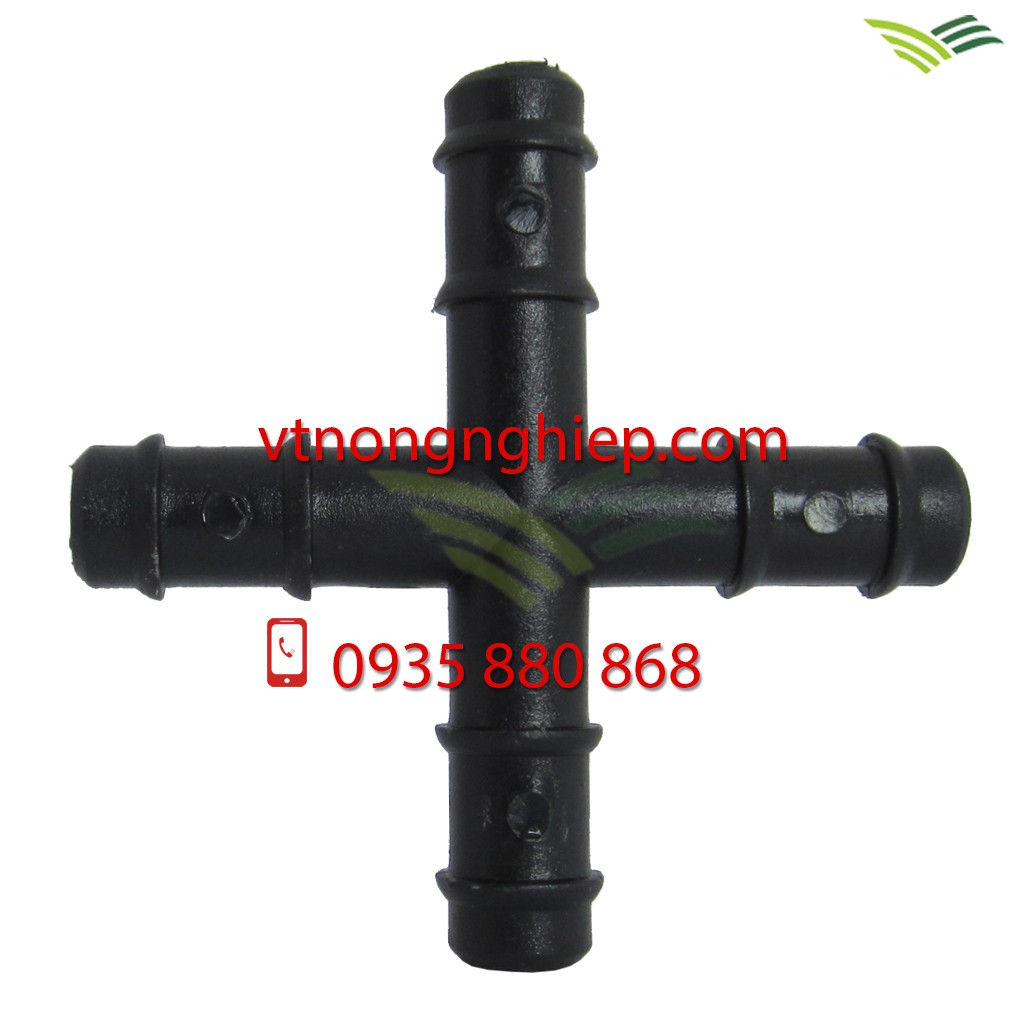 100 nối thập 10 ly, nối ống PE 10ly