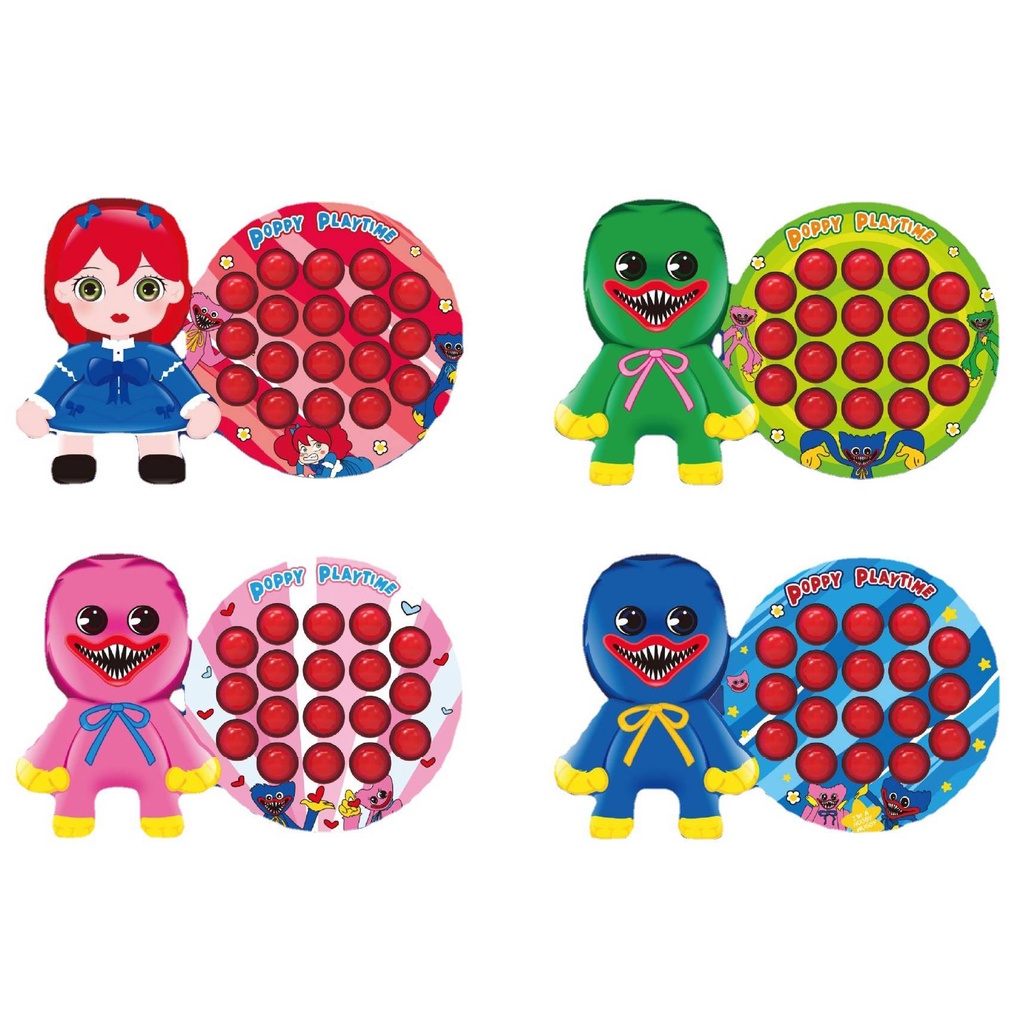 Csp Poppy Playtime Pop It Huggy Wuggy Girls Stress Relief Fidget Toys Gift For Kids Push Bubble Baby Education Toys