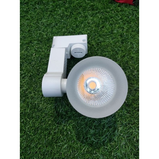 Đèn pha Led COB rọi thanh ray 12w Vỏ trắng ánh sáng Trắng Vàng 3000k Led Track Light chiếu sáng trang trí shop showroom