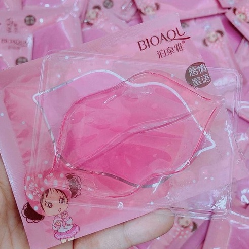 Mặt nạ môi Bioaqua nội địa Trung - Mask môi dưỡng môi hồng tự nhiên, dưỡng ẩm cực tốt
