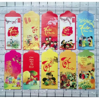 Set 10 phong bao lì xì tết 2019