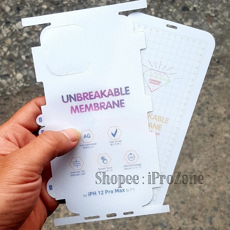 Dán PPF nhám Full viền lỗ loa cho IPhone 13 Pro Max  / 12 mini / 12 Promax , PPF Nhám , dán chống xư