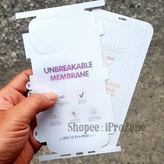 Dán PPF nhám Full viền lỗ loa cho IPhone 13 Pro Max  / 12 mini / 12 Promax , PPF Nhám , dán chống xước,  dễ dán tại nhà