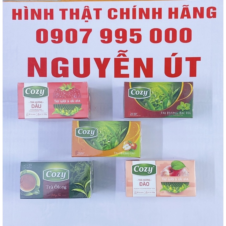 cozy túi lọc hộp 25 túi x 2g