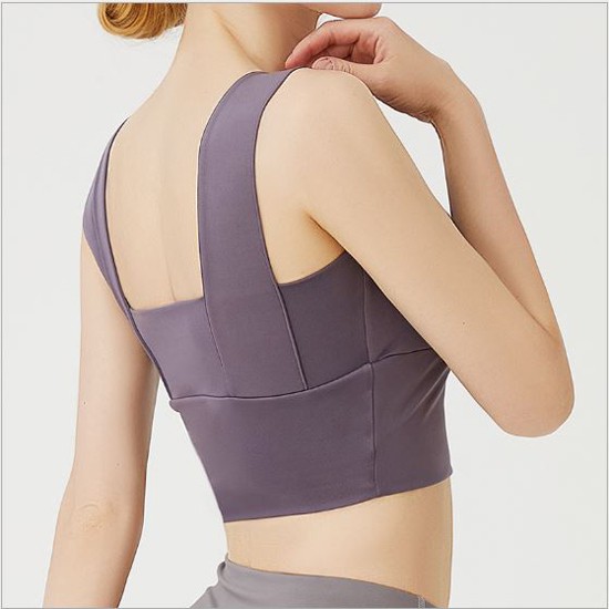 Áo Tập Gym,Yoga Kèm Miếng Đệm Ngực Chất Co Giãn,Thoáng Mát DNS661 Đại Nam Sport