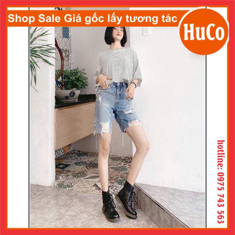 [RẺ VÔ ĐỊCH] Quần jeans nữ, quần ngố, quần lửng ống rộng rách🦋thời trang nữ phong cách chuẩn hàn kèm ảnh thật shop chụp