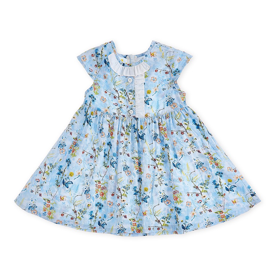 Đầm váy AmPrin bé gái vải kate cao cấp dáng xèo công chúa ,hoạ tiết bông hoa nhỏ li ti siêu xinh xắn D717