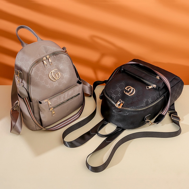 Hàng Có Sẵn Ba Lô Nylon Chống Thấm Nước Chống Trộm Thời Trang Dành Cho Nữ