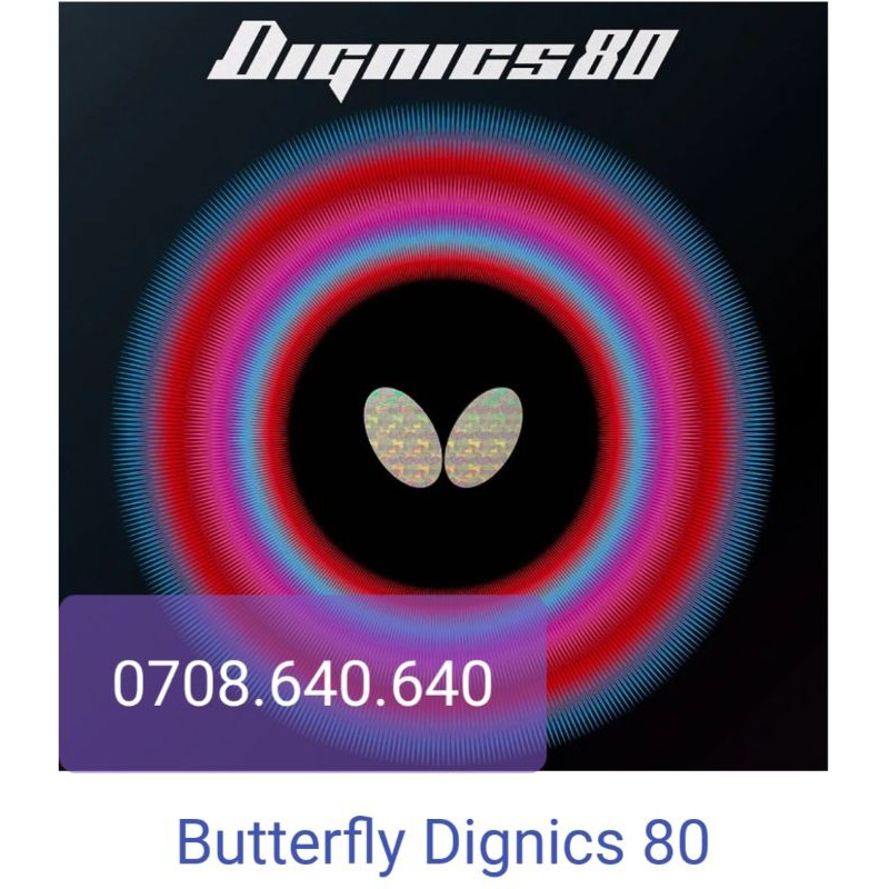 Mặt vợt bóng bàn Butterfly Dignic 80