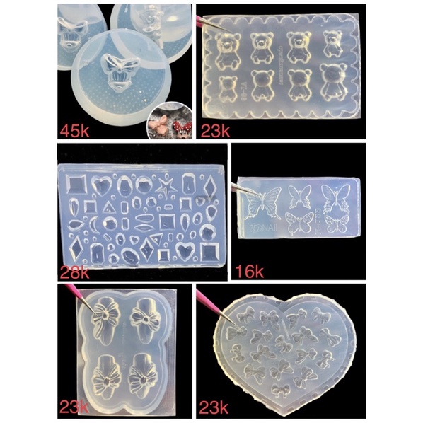 Khuôn làm đá-khuôn nơ-khuôn gấu-khuôn mickey