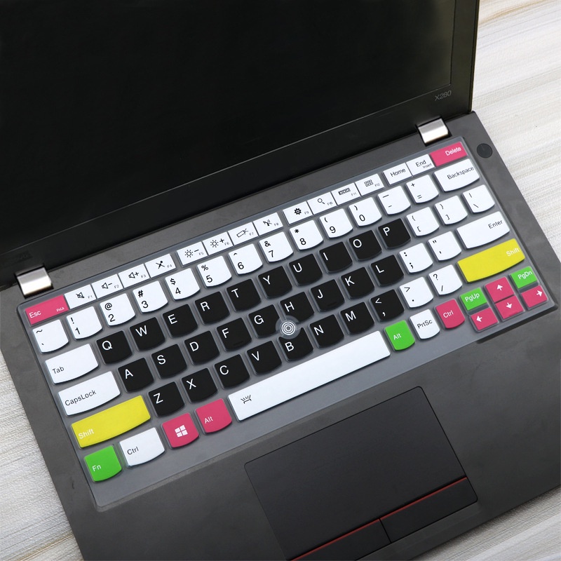 Miếng dán bảo vệ bàn phím silicon siêu mỏng chuyên dụng cho lenovo thinkpad x390 x250 x260 x270 x280 12.5 inch