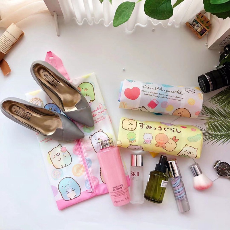 Túi Đựng Giày Dép Gắn Tường Chống Thấm Nước Hình Chú Chó Snoopy Sumikkogurashi