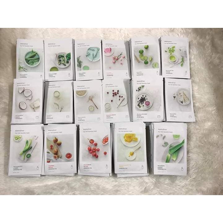 (sỉ lẻ) Mặt nạ giấy innisfree đủ loại !