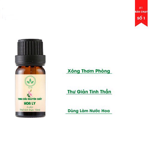 Tinh Dầu Xông Phòng, Tinh Dầu Sả Chanh Đuổi Muỗi, Xông Thơm Phòng Nguyên Chất 100% có tem chống hàng giả dung tích 10ml