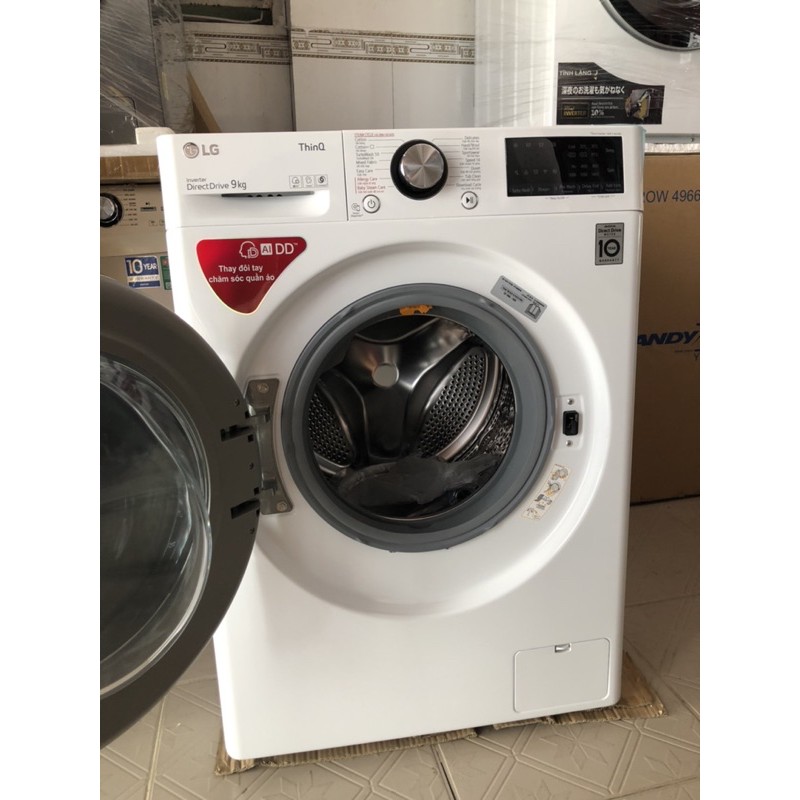 Máy giặc LG inverter 9kg FV1409S2W. model 2020