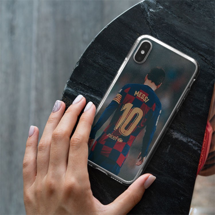 Ốp lưng cầu thủ Messi FB SPORT mờ ảo Ốp bóng đá Barcelona cho IP 5 đến IP 12 pro max BAR20210114