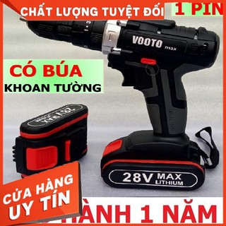 MÁY KHOAN PIN - MÁY KHOAN PIN VOOTO PIN 28V