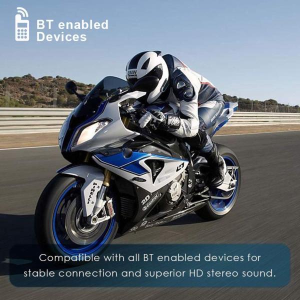 Motorcycle Helmet Bluetooth Headset Low Power Bluetooth 4.1 Headset
