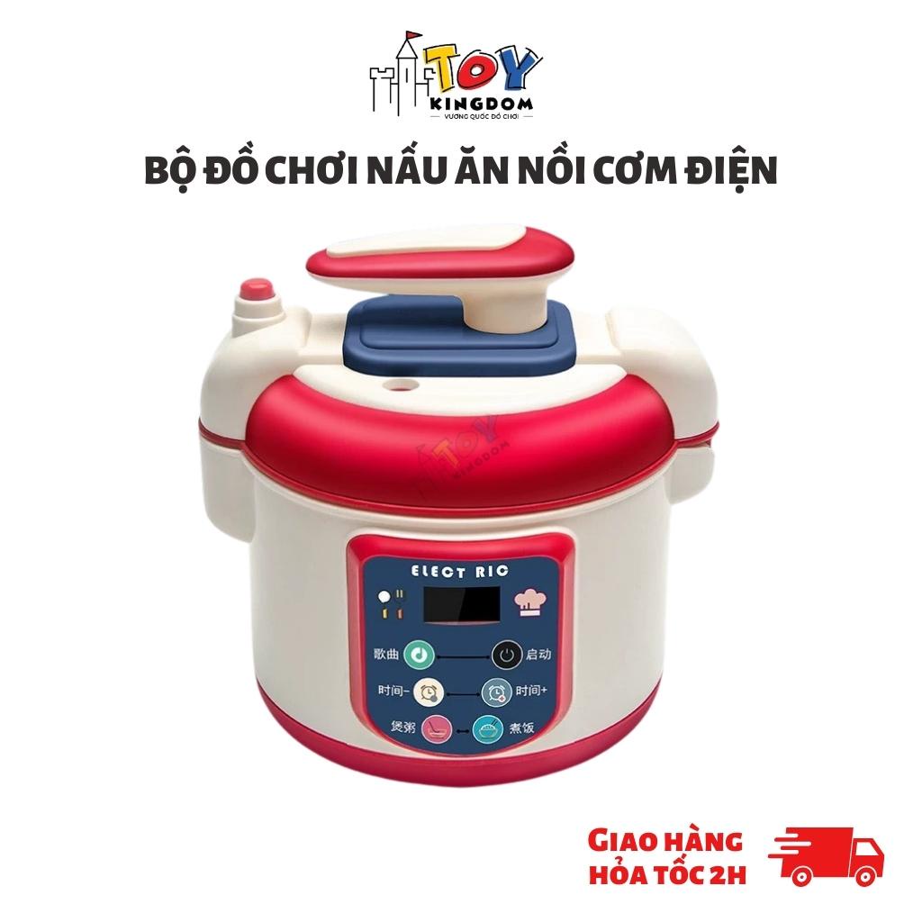Bộ Đồ Chơi Nấu Ăn Nồi Cơm Điện, Có Nhạc Và Khói Bốc Lên Giống Thật, Bao Kèm Phụ Kiện Nấu Ăn Woa Toys