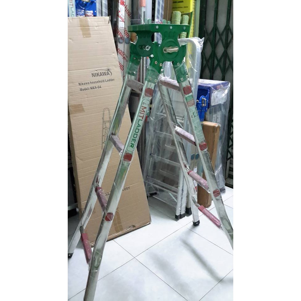 Thang inox chữ A Dày loại 1 cao 2m