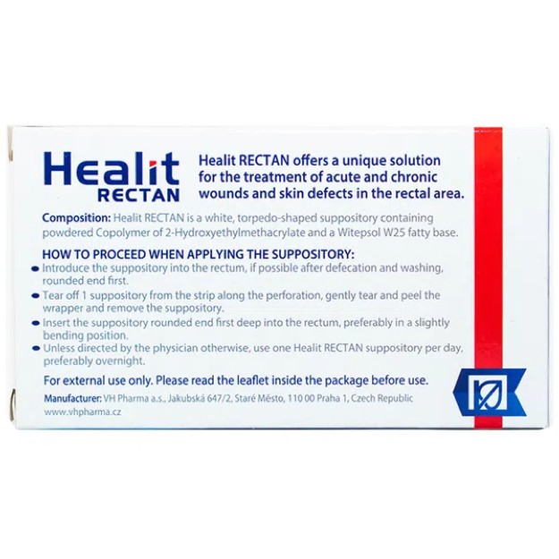 HEALIT RECTAN 10 Viên Hỗ Trợ Giảm Vết Thương Cấp Và Mãn Tĩnh, Tổn Thương Da Và Niêm Mạc [cotripro]