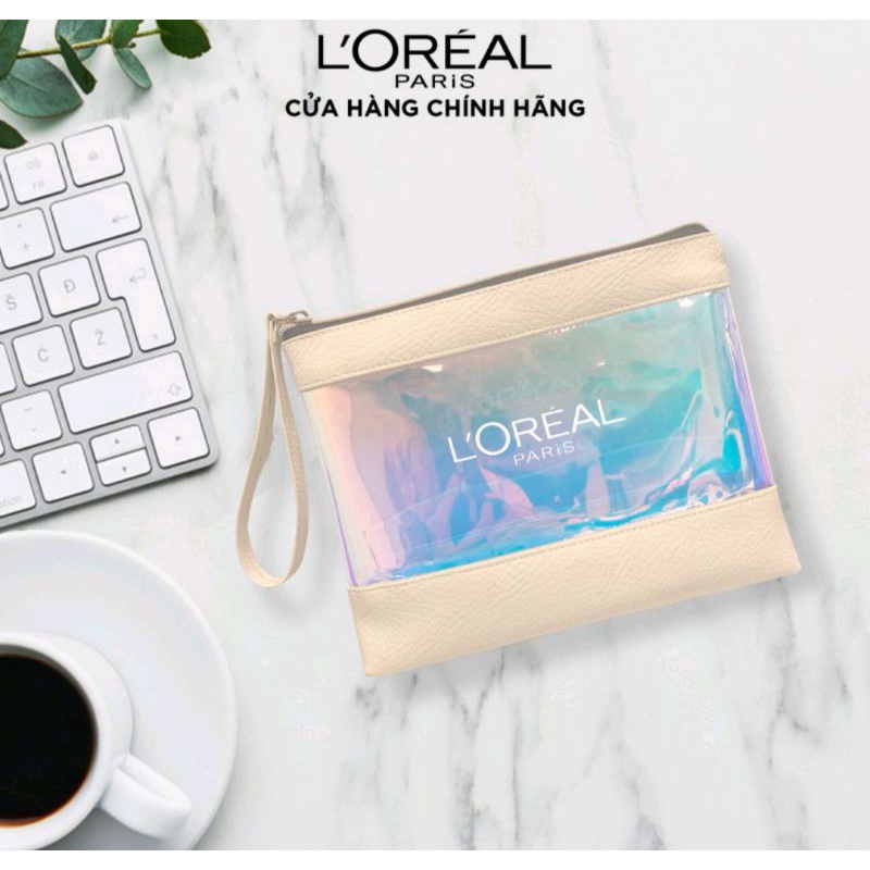 Túi đựng mỹ phẩm du lịch cao cấp Hologram L'Oreal Paris