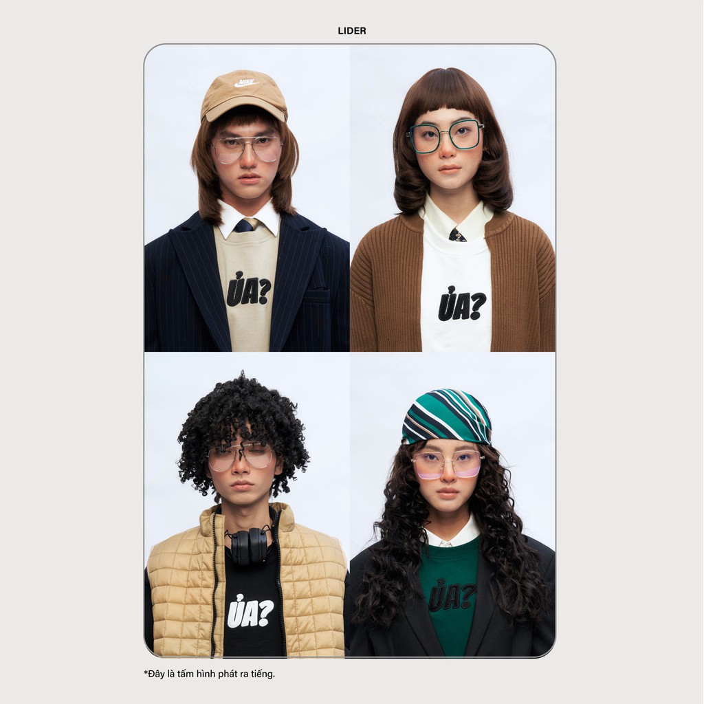 Áo Thun Unisex LIDER Phát Ra Tiếng Ủa Chất Cotton 2 Chiều 250gsm