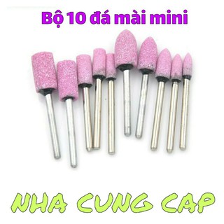 SÉT 10 ĐÁ MÀI MINI CHO MÁY KHOAN