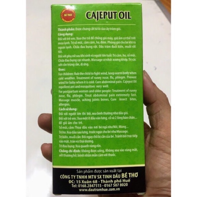 Dầu tràm bé thơ