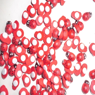 Set 100 Nút Gỗ Hình Bọ Rùa Trang Trí Đa Năng