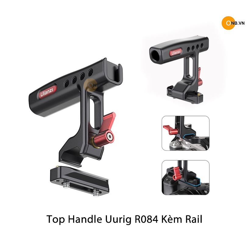 Uurig R084 Top Handle - Tay Cầm Gắn Khung Máy Ánh Kèm Rail