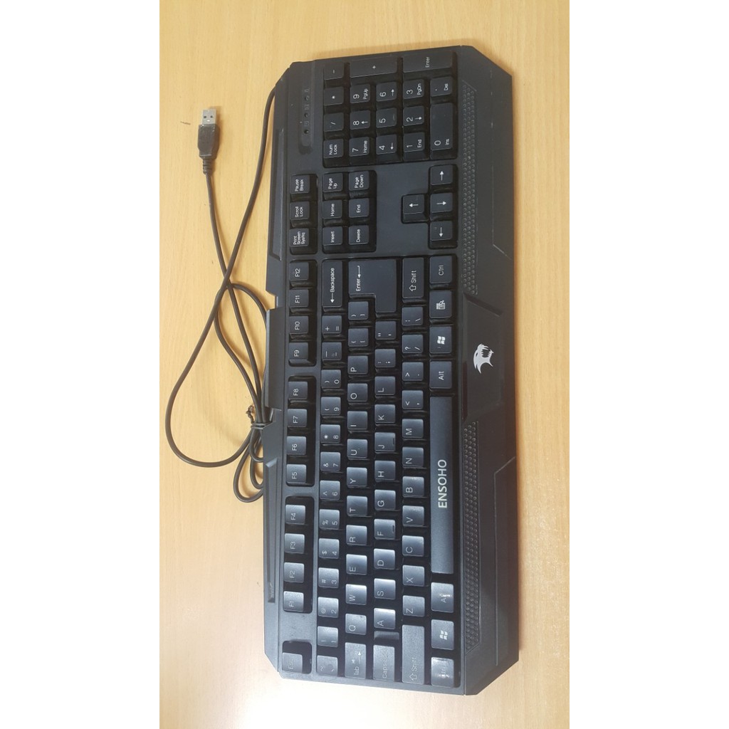 Bàn phím máy tính có dây ENSOHO E-104R USB  - Hàng Chính Hãng