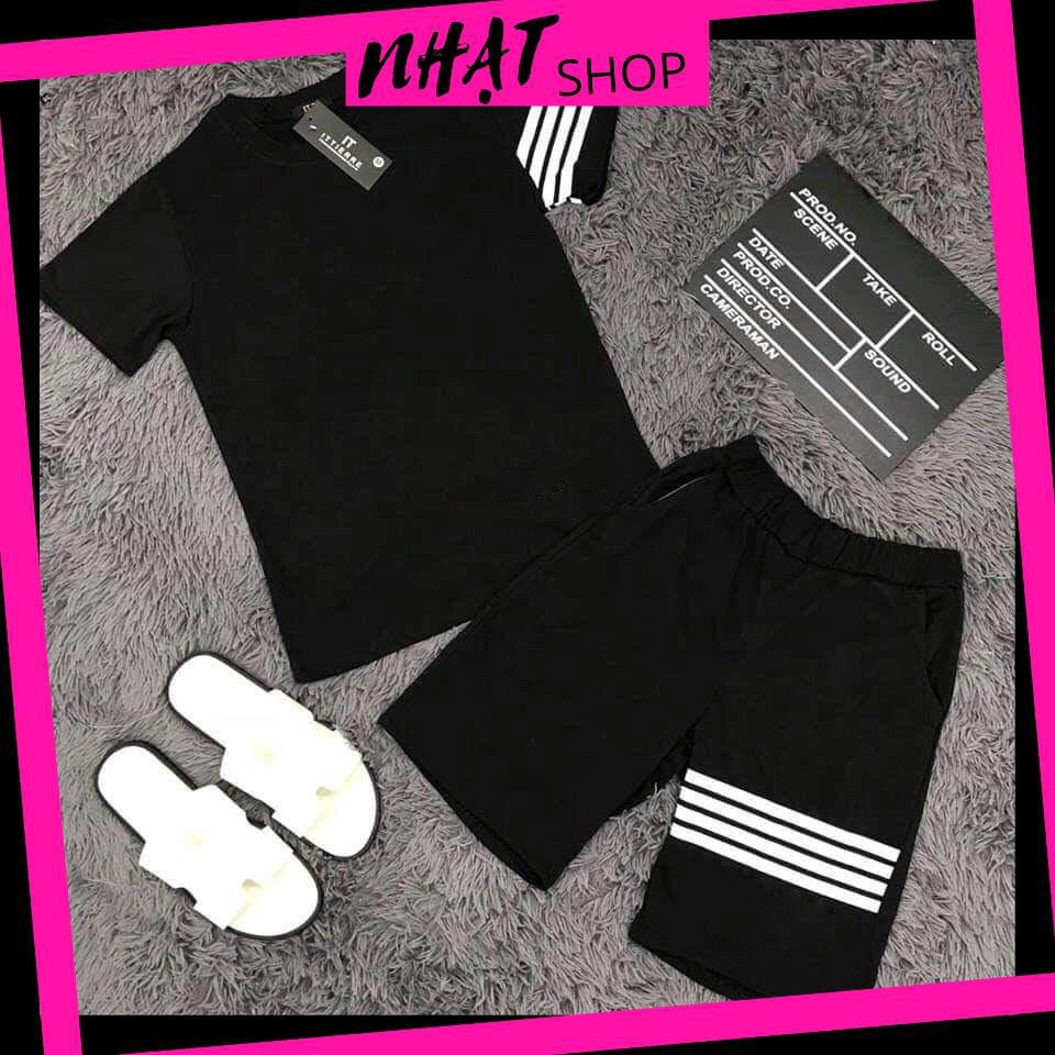 [ Hàng Đẹp ]   Đồ Bộ Mùa Hè Nam Kẻ 3 Sọc Hot, Bộ Thể Thao NS00023 NV131 | BigBuy360 - bigbuy360.vn
