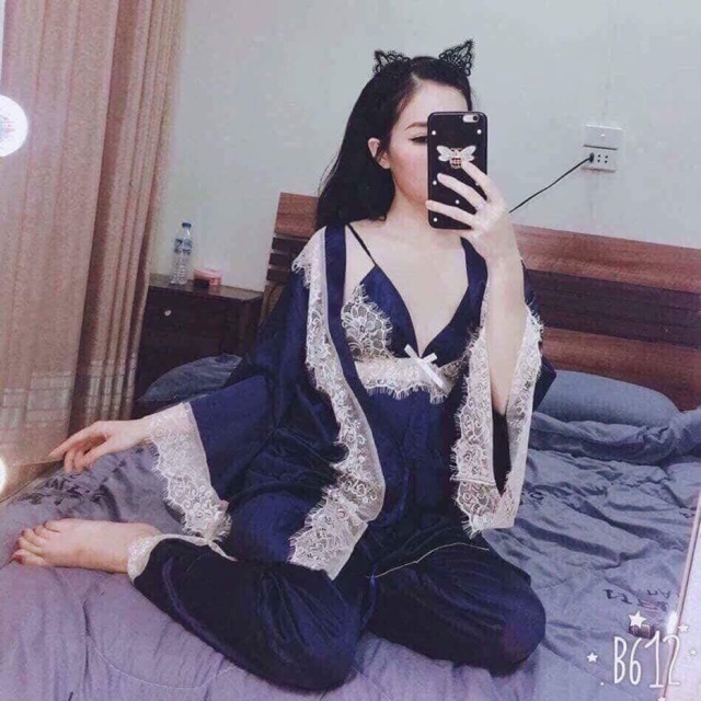 Set 3 món đáp ren cao cấp