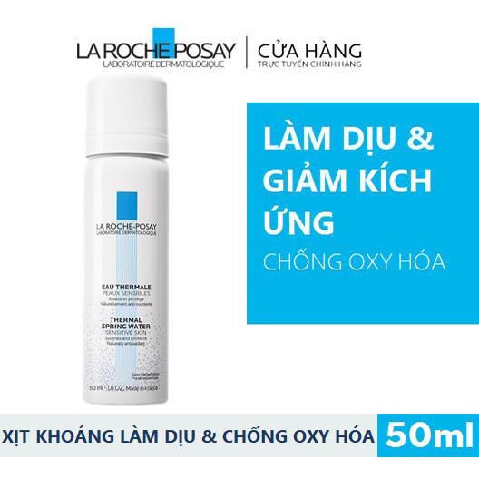 (Giảm ửng đỏ) Xịt Khoáng La Roche Posay Thermal Spring Water 50ml