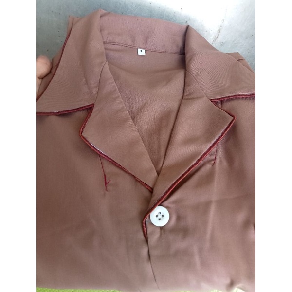 Bộ Pijama Kate Mềm Tay Dài Quần Dài Trung Niên