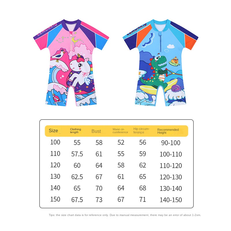 Đồ bơi LEMONKID chống nắng một mảnh hoạ tiết hoạt hình cho bé trai và gái