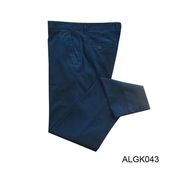 QUẦN KAKI nam ống đứng màu xanh đen Aligro Algk043