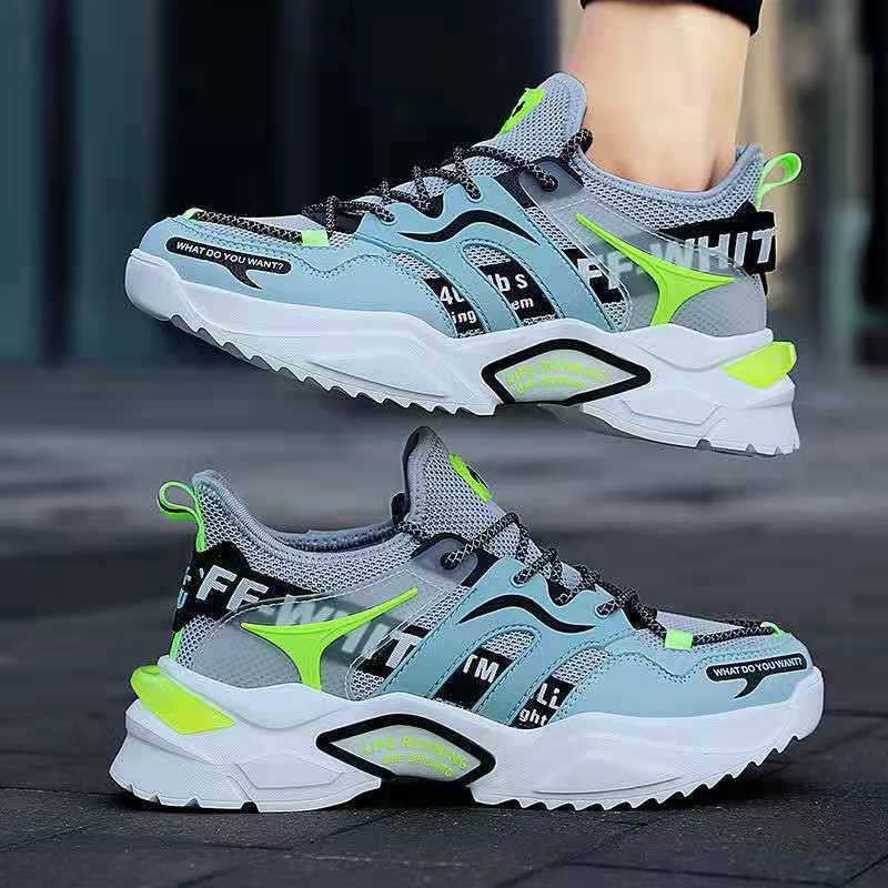 Giày Sneaker Nam OEF Dây Viền Đế Cao Su Non Vải Thoáng Khí