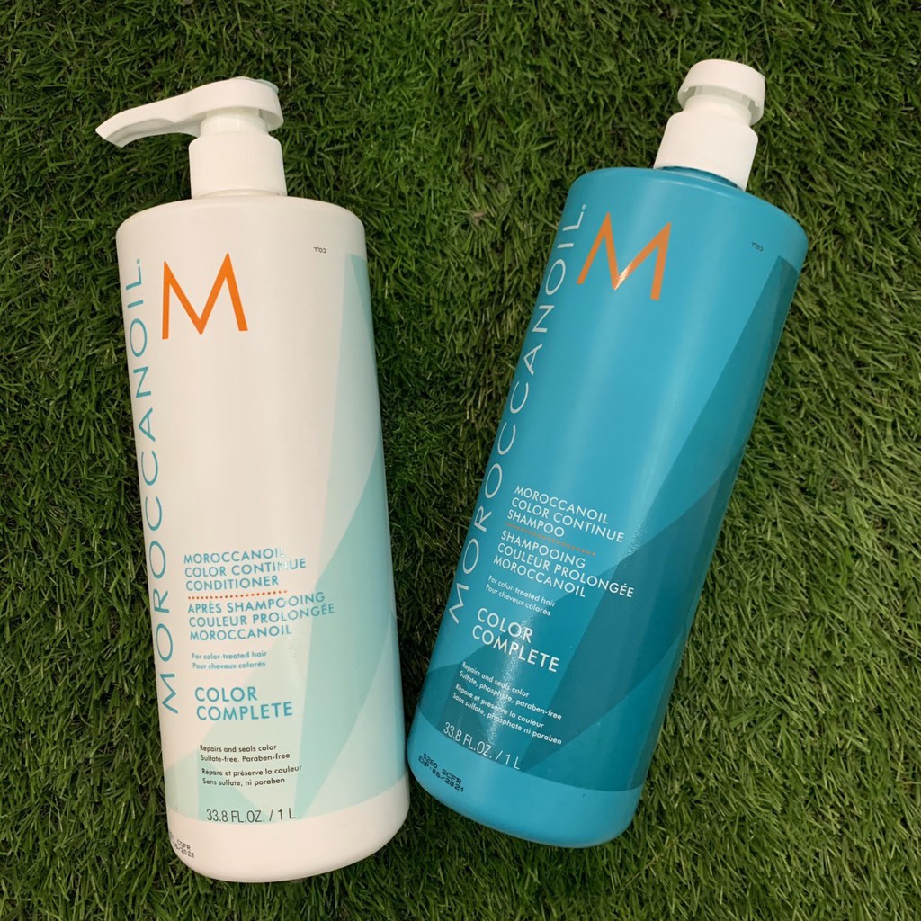 Dầu gội xả duy trì màu nhuộm Moroccanoil Color Complete 1000mlx2